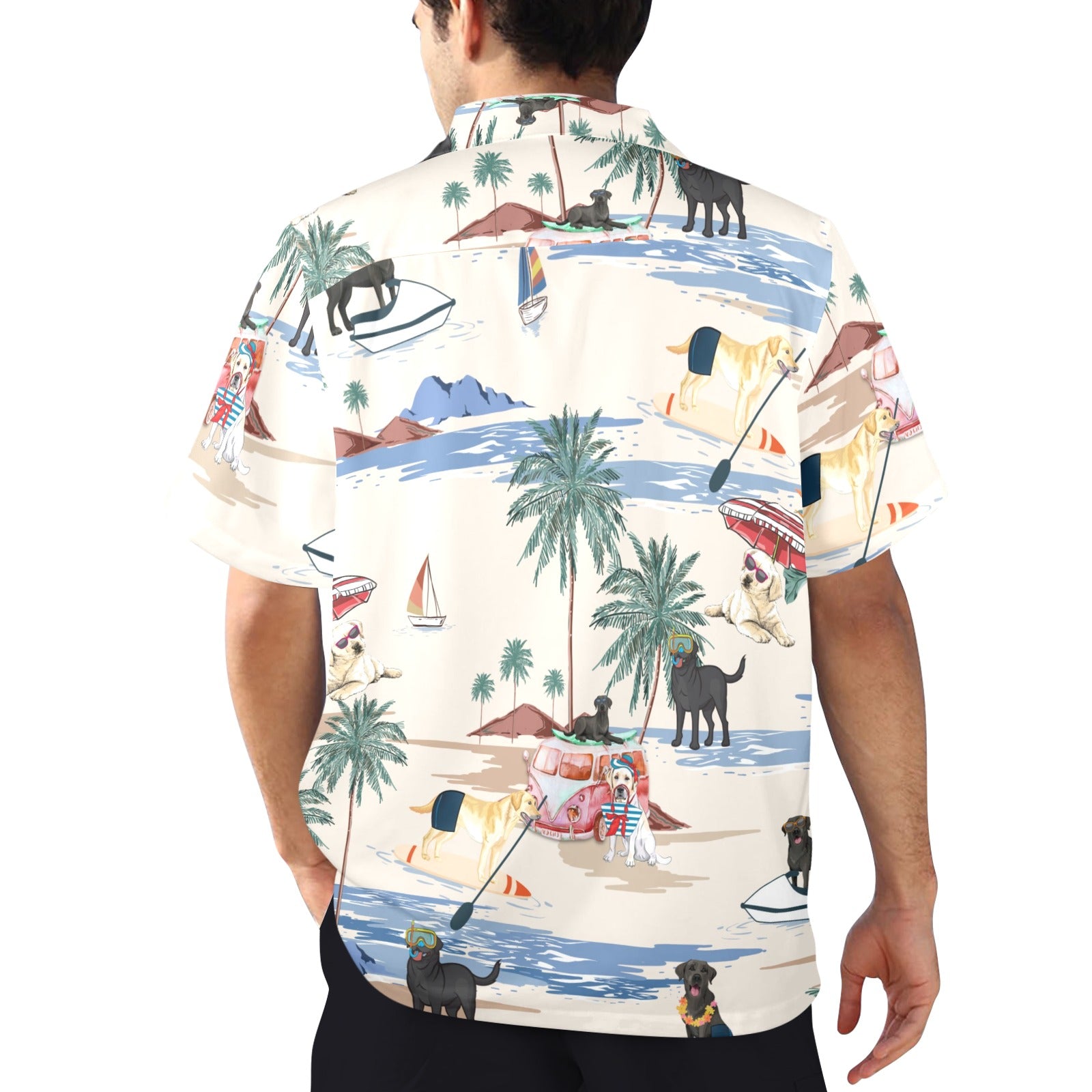 Labrador Retriever Hawaiian shirt for dog lovers