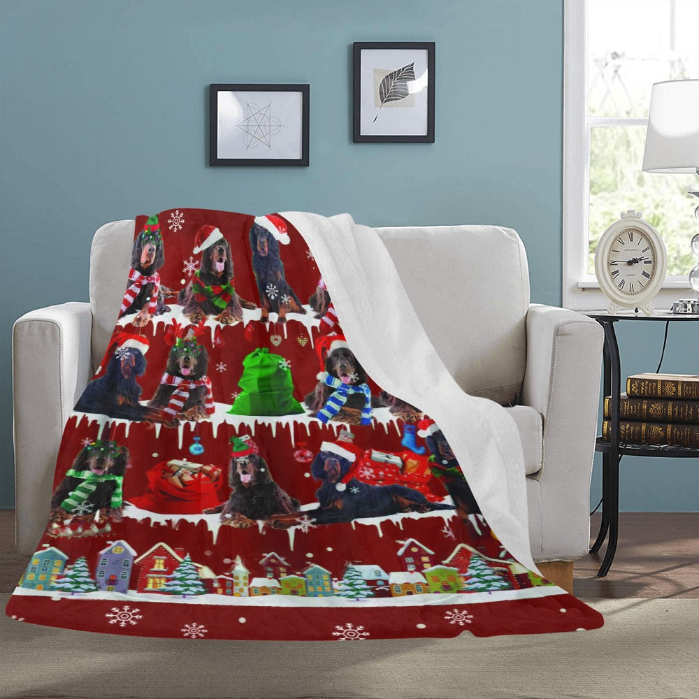 Gordon Setter fleece blanket, product image 3