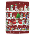 Aidi dog breed fleece blanket, product image 1 of 4