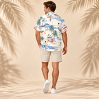 Men's Maltese Hawaiian shirt – back view