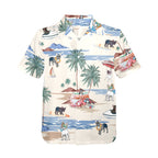 Men's French Bulldog all-over print Hawaiian shirt