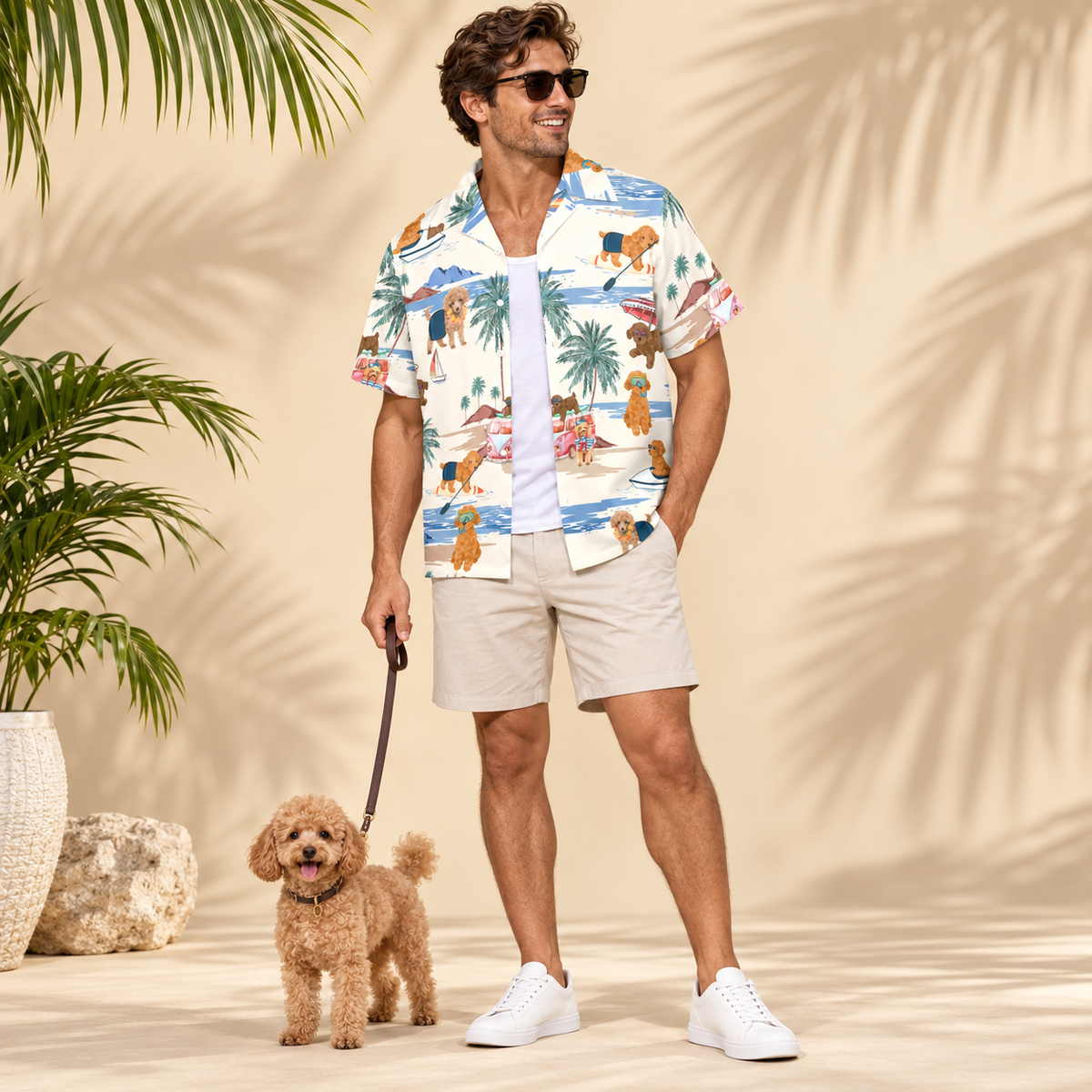 Toy Poodle Hawaiian Shirt