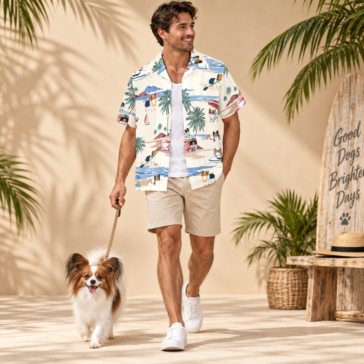 Papillon Hawaiian Shirt