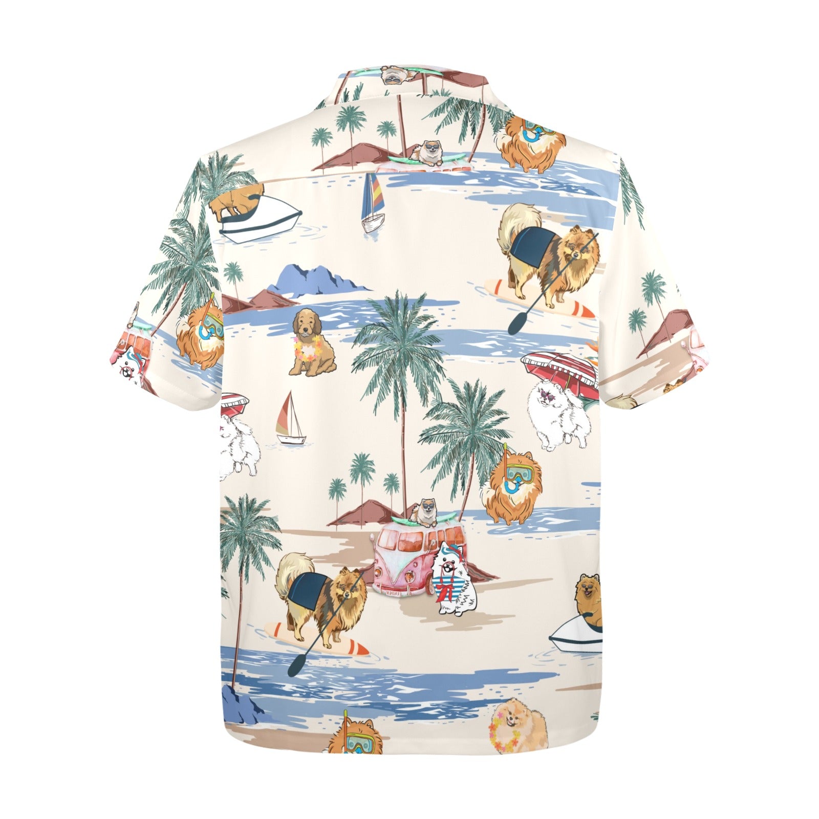 Tropical Pomeranian shirt for dog owners