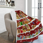 Chow Chow Santa Paws fleece blanket image 2 of 4