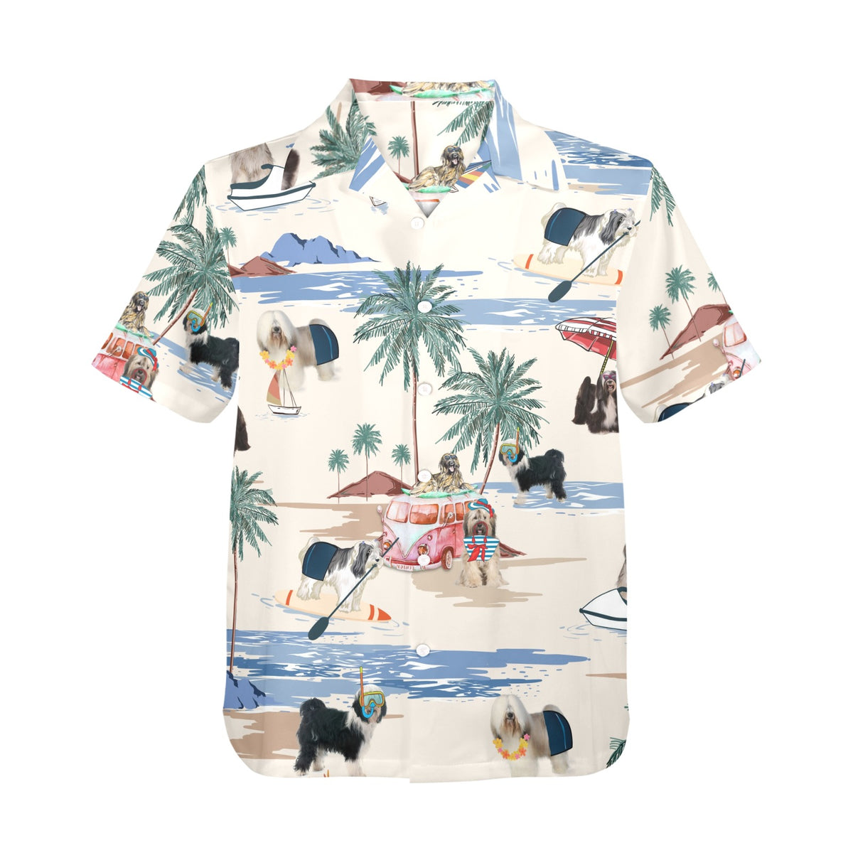 Tropical Tibetan Terrier shirt for dog owners