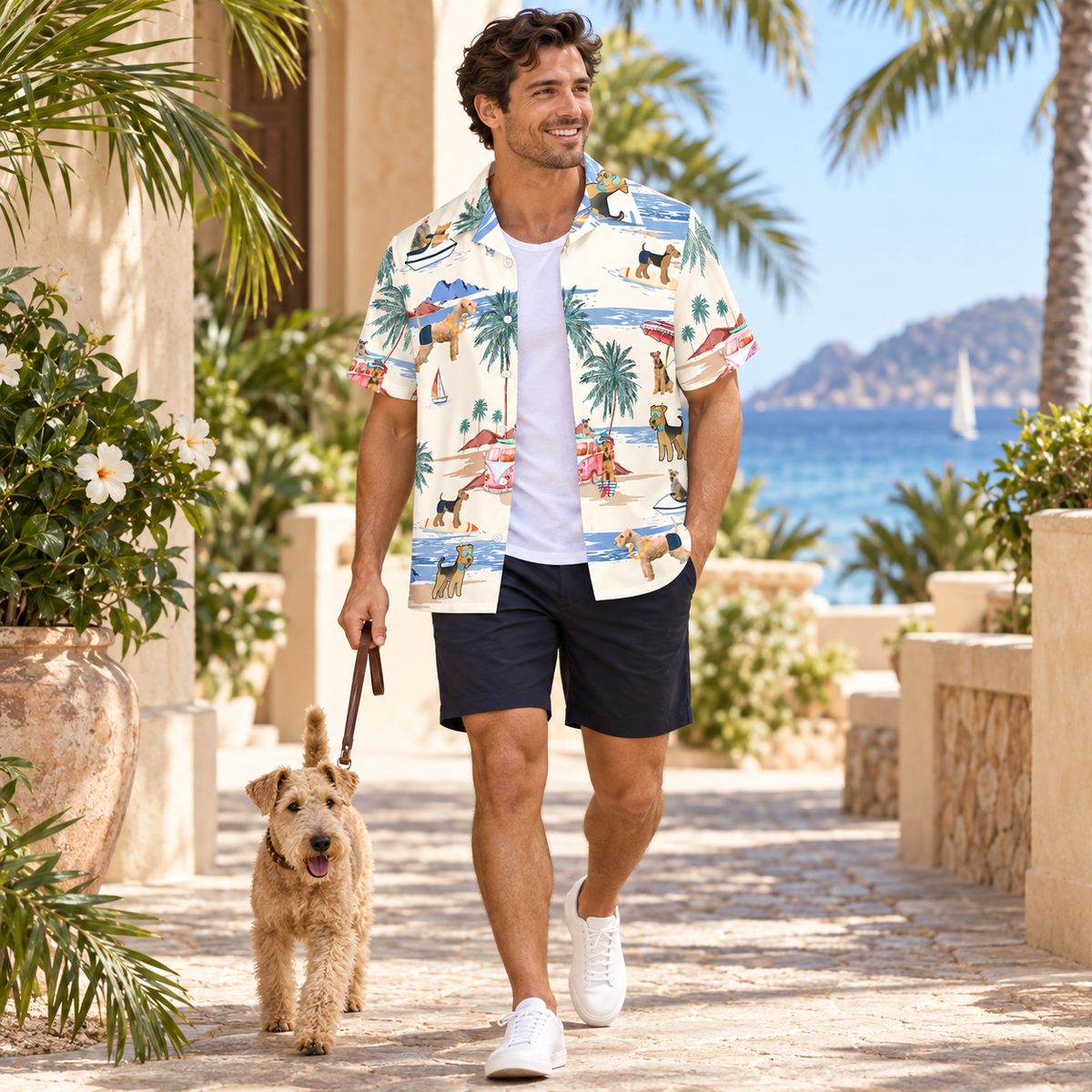 Lakeland Terrier Hawaiian Shirt