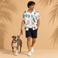 Men's American Pit Bull Terrier Hawaiian shirt – front view