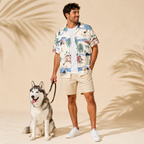 Men's Husky Hawaiian shirt – front view