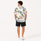 Men's Pomeranian Hawaiian shirt – back view