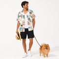 Men's Pomeranian Hawaiian shirt – front view