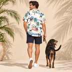 Black and Tan Coonhound Hawaiian Shirt