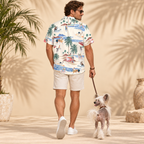Chinese Crested Dog Hawaiian Shirt