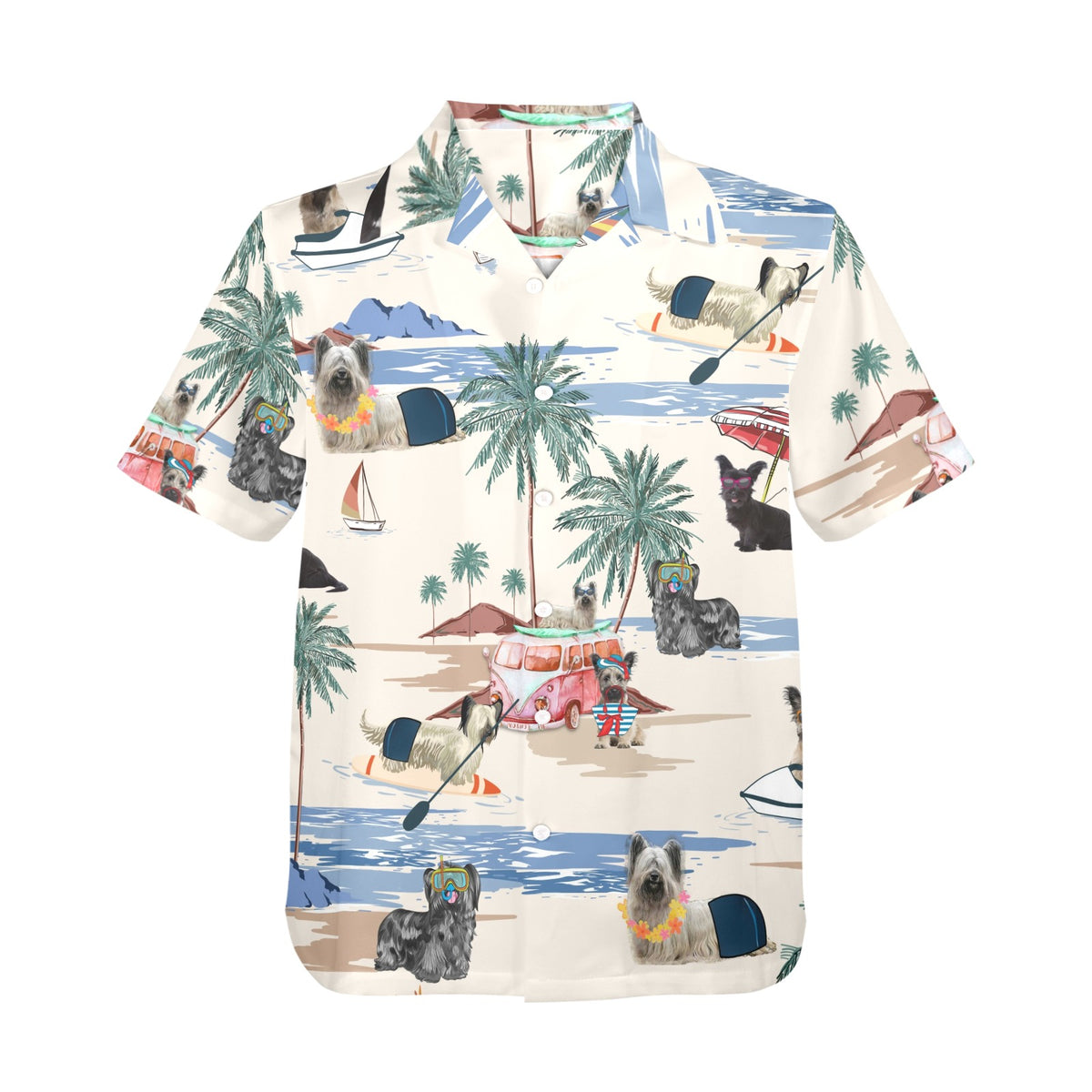 Tropical Skye Terrier shirt for dog owners