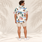 Men's Bloodhound Hawaiian shirt – back view