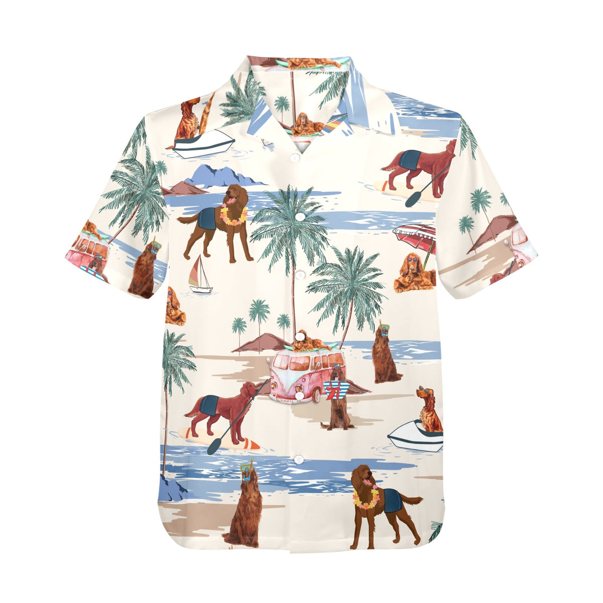 Tropical Irish Terrier shirt for dog owners