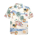 Men's Pomeranian all-over print Hawaiian shirt