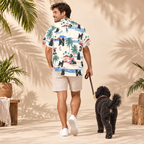 Portuguese Water Dog Hawaiian Shirt