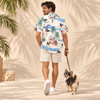 Chihuahua Longhair Hawaiian Shirt