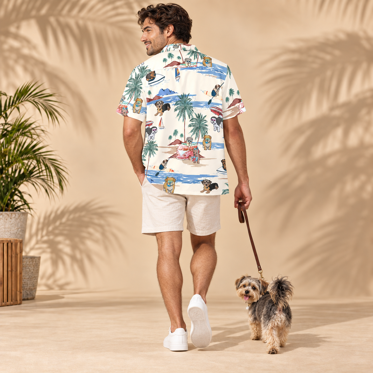 Morkie Hawaiian Shirt