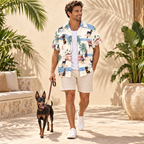 Manchester Terrier Hawaiian Shirt