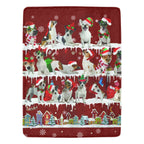 Jack Russell Terrier fleece blanket, product image 1