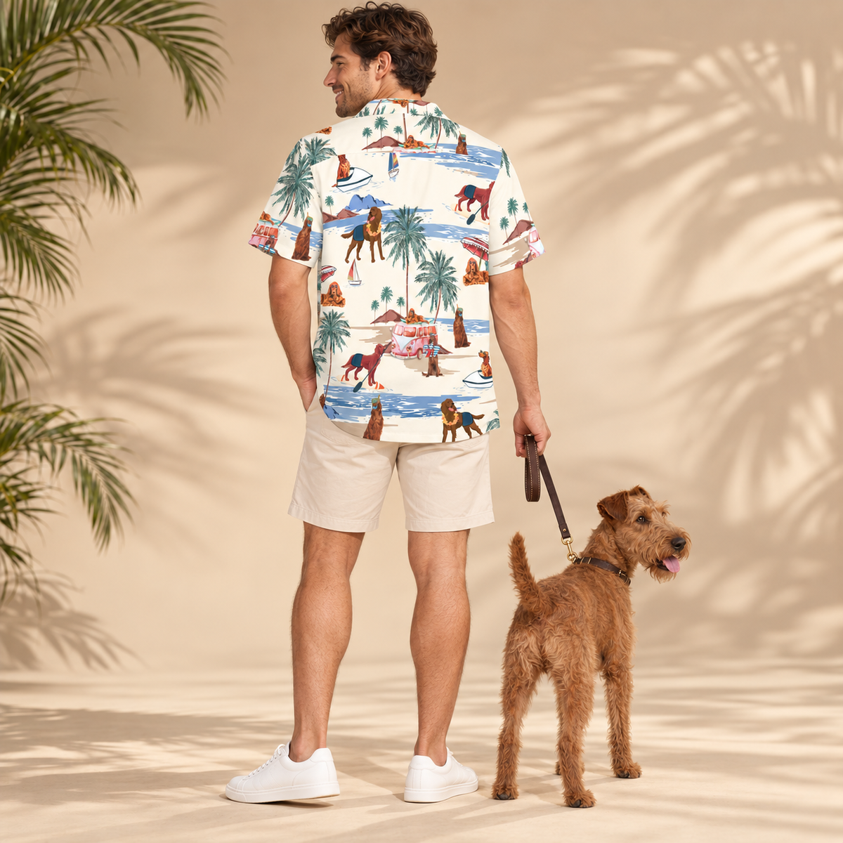 Irish Terrier Hawaiian Shirt