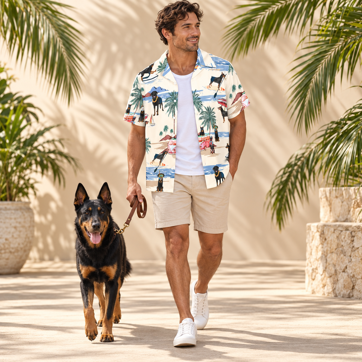 Beauceron Hawaiian Shirt