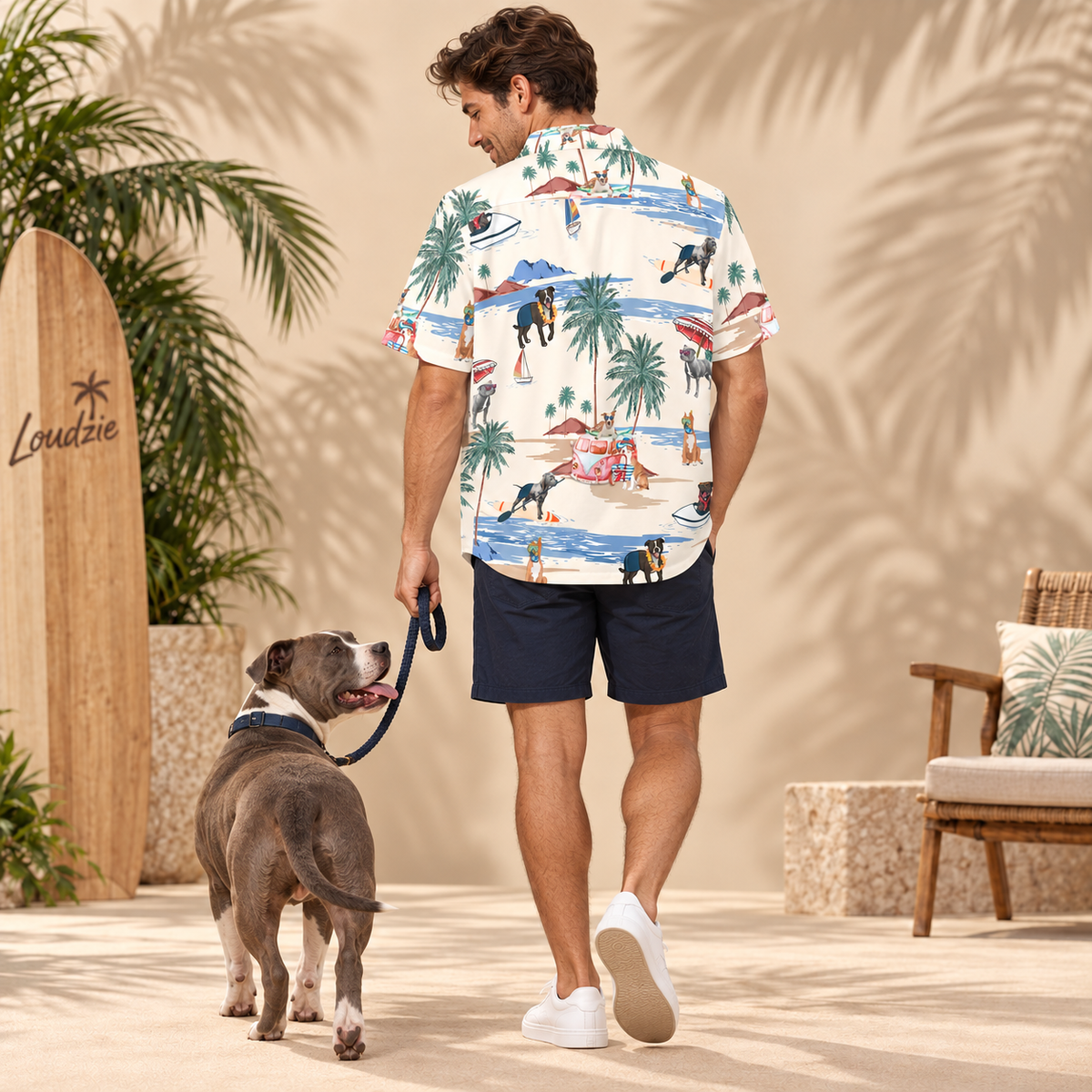 American Staffordshire Terrier Hawaiian Shirt
