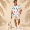 Men's Maltese Hawaiian shirt – front view