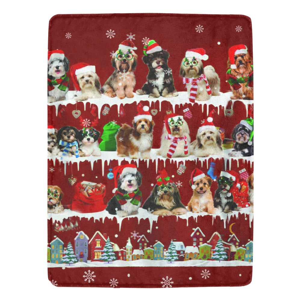 Havanese fleece blanket, product image 1