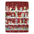 Corgi Santa Paws fleece blanket image 1 of 4