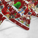 English Mastiff Santa Paws fleece blanket image 4 of 4