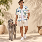 Irish Wolfhound Hawaiian Shirt