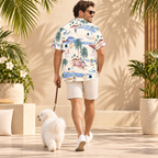 Coton de Tulear Hawaiian Shirt