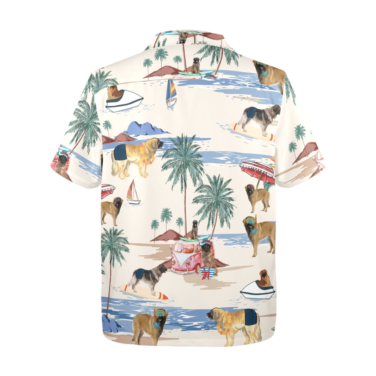 Leonberger Hawaiian Shirt