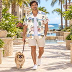 Tibetan Spaniel Hawaiian Shirt