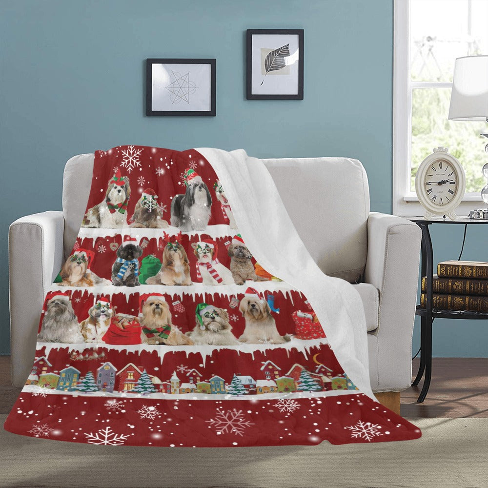 Lhasa Apso fleece blanket, product image 3