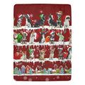 Chihuahua Christmas fleece blanket, product image 1 of 4