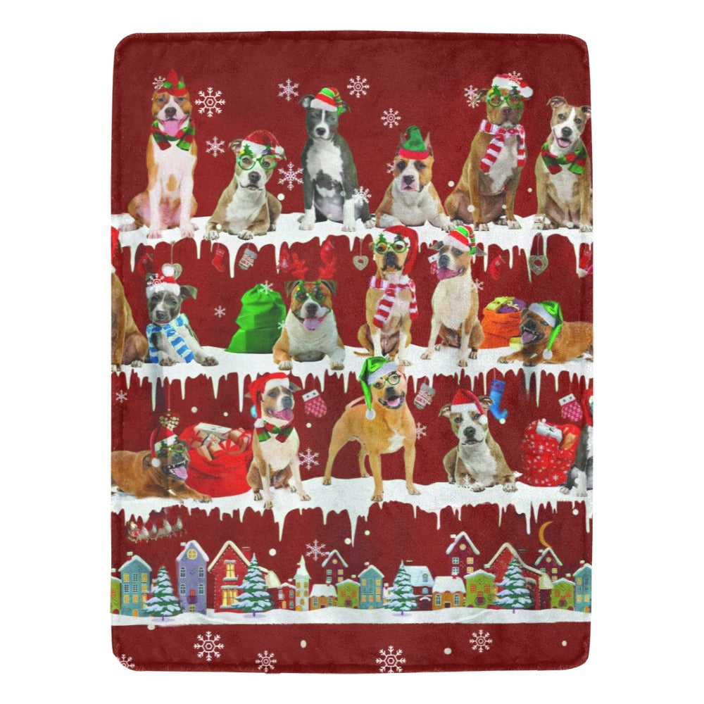 American Staffordshire Terrier fleece blanket, product image 1 of 4