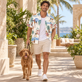 Wirehaired Vizsla Hawaiian Shirt