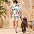 Irish Water Spaniel Hawaiian Shirt