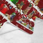 Belgian Malinois dog breed fleece blanket, product image 4 of 4