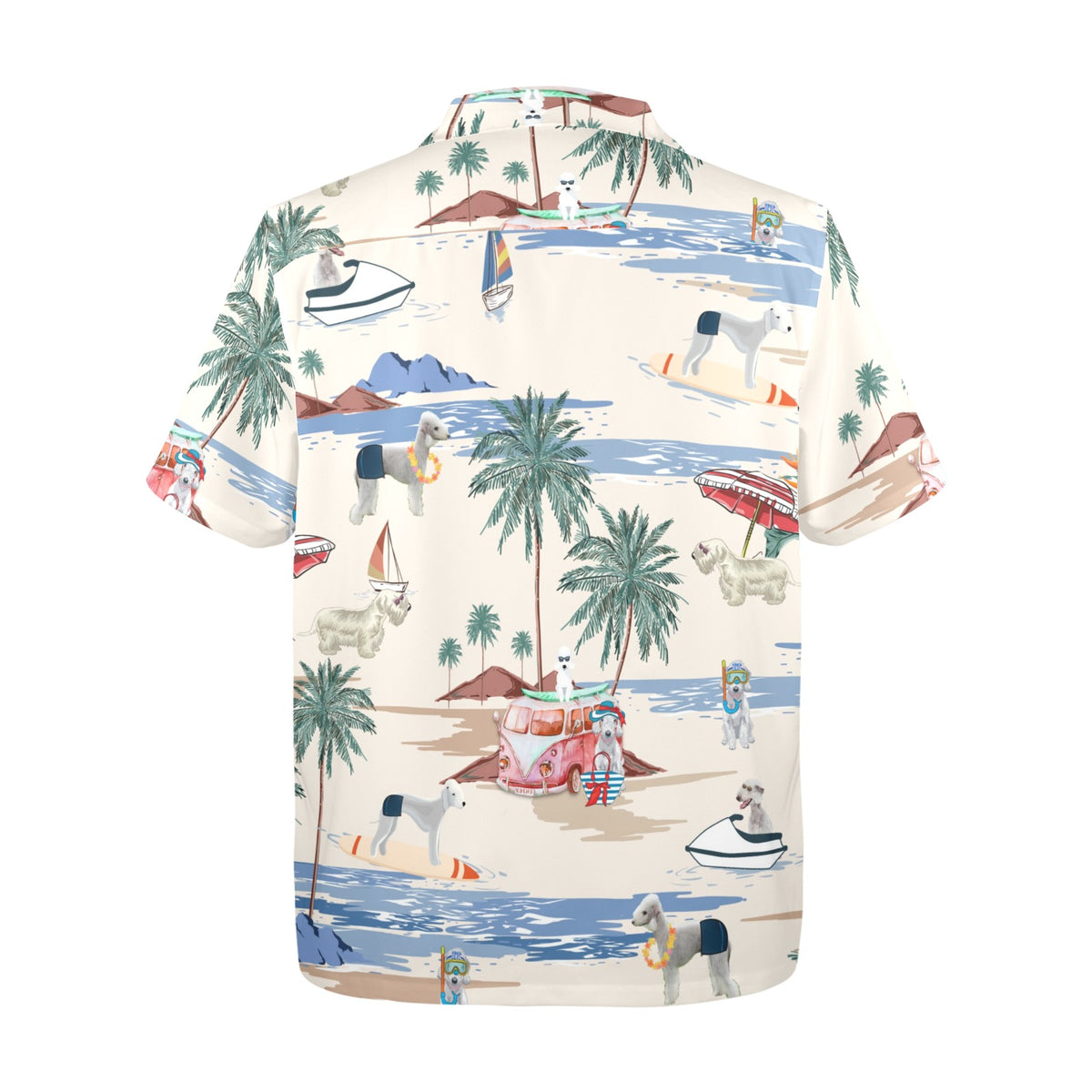 Bedlington Terrier Hawaiian Shirt