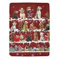 Labradoodle fleece blanket, product image 1