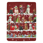 Labradoodle fleece blanket, product image 1