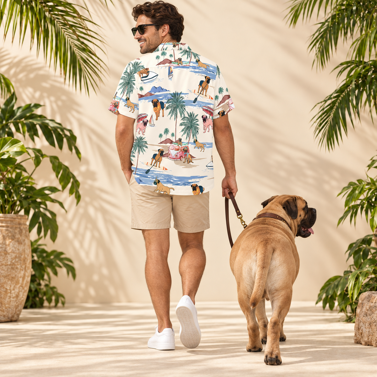 Bullmastiff Hawaiian Shirt