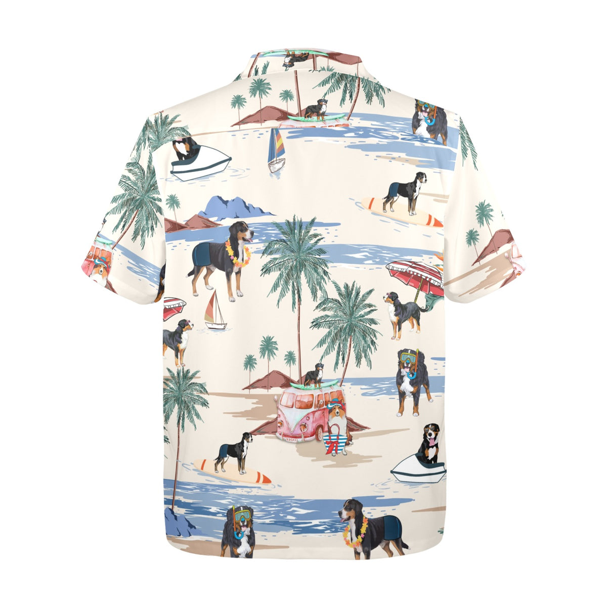 Cabana Club Greater Swiss Mountain Dog Hawaiian shirt