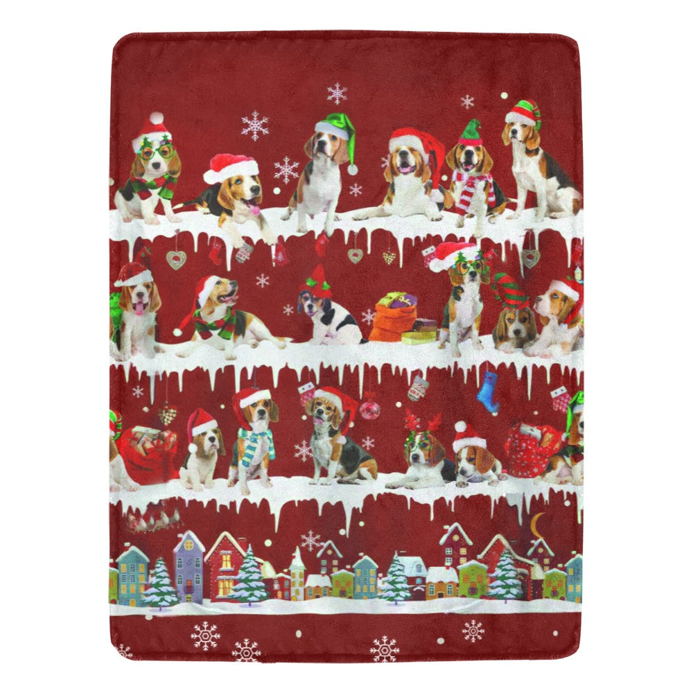 Beagle dog breed fleece blanket, product image 1 of 4