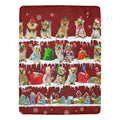 Australian Silky Terrier dog breed fleece blanket, product image 1 of 4